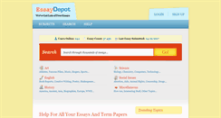 Desktop Screenshot of essaydepot.com